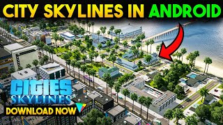 Top 5 games like city skylines for android l games like city skylines for android l techno gamerz [upl. by Yneffit]