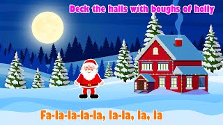 Deck the Halls Christmas Song With Lyrics  Christmas Songs And Carols  Christmas Sparkle [upl. by Anauqaj324]