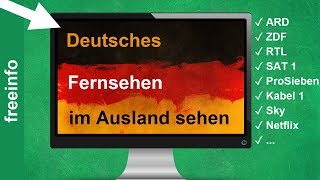 Deutsches Fernsehen weltweit im Ausland schauen So gehts [upl. by Grevera]