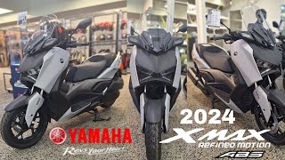 Bagong Update New 2024 Yamaha XMAX 300  Actual Unit New Color Matte Grey  Sword Gray New Price [upl. by Annavaj]