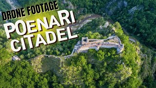 Aerial Journey Exploring Poenari Castle with Breathtaking Drone Footage [upl. by Swirsky]