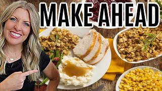 Make Ahead Thanksgiving Side Dishes To Save You TIME on Thanksgiving Day [upl. by Noman]