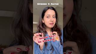 Score 95 in Maths  Study Tips  Seedhi Baat No Bakwaas Ep 1 class10 studyhard cbse motivation [upl. by Darnall]