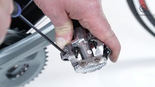 Set Up And Adjust A Clipless Bike Pedal [upl. by Layney]