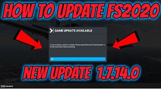 How To Update Microsoft Flight Simulator 2020 New Update [upl. by Saiasi]