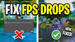 How To Fix FPS Drops Stutters amp Crashes in Fortnite Chapter 4 Season 3 New Methods [upl. by Einnig]