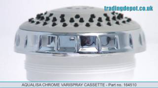 TRADING DEPOT Aqualisa Chrome Varispray Cassette  Part no 164510 [upl. by Anej320]