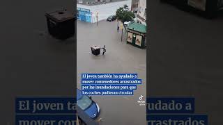 Rescate heroico en la Dana de Málaga rescate malaga noticias españa [upl. by Aidole]