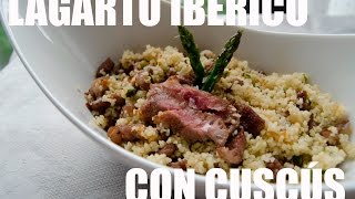 LAGARTO IBÉRICO CON CUSCÚS RECETA GRABADA CON UNA GOPRO [upl. by Pangaro]