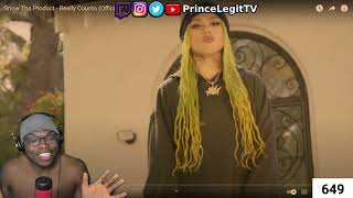 Reacting to Snow Tha Product  Really Counts Official Music Video [upl. by Lodnar]