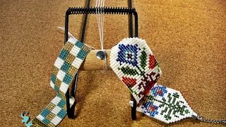 HOW TO Bead Loom Beading step by step tutorial for beginners [upl. by Gilly]