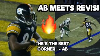 When Antonio Brown MET Darrelle Revis 😳 WR vs CB Antonio Brown Vs Darrelle Revis highlights [upl. by Aropizt353]