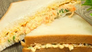 Egg Mayonnaise Sandwich  এগ মেয়নেজ স্যান্ডউইচ  Mayo Sandwich recipe  Vegetable Sandwich [upl. by Lanaj583]