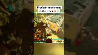 Predator movement in the trees 😳💀 gaming shorts [upl. by Seale]