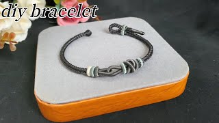 handmade bracelets for boys｜cool friendship bracelet patterns｜how to make unique bracelet｜diy [upl. by Naitsirk]