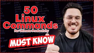 50 Linux Commands Every Developer Must Know 🔥 [upl. by Attah]