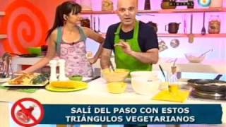 Recetas sin carne Triángulos con mil rellenos vegetarianos Parte 2 [upl. by Faires690]