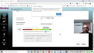 Configuración modem mitrastar DSL 2401HN T1C cobre [upl. by Trebloc]