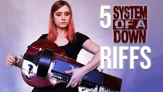 5 System of a Down riffs on hurdy gurdy [upl. by Anatnom]