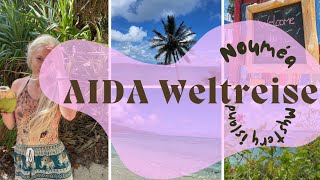 AIDA Weltreise 202324  Paradiesisches Mystery Island und Neukaledonien 🤩  VLOG 014 [upl. by Notlil]