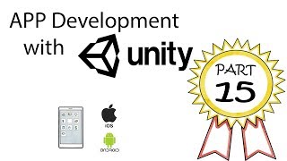 App Development with Unity Part 15 Hamburger Time AKA Menu Button [upl. by Lynnea]