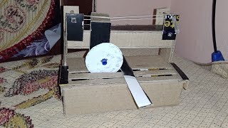 How to Make Granite Cutting Machine Model ll Cardboard ll DSSDezain [upl. by Onaicram]