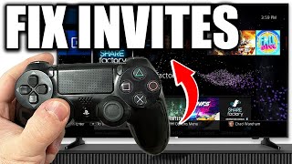 How to Fix Not Receiving Game Invites on PS4 Easy Guide [upl. by Kciredohr485]