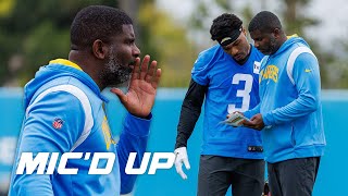 Mic’d Up DC Derrick Ansley At OTAs  LA Chargers [upl. by Haelhsa]