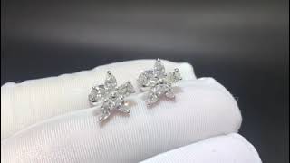 Tiffany Platinum Diamond Large Model Victoria Mixed Cluster Earrings [upl. by Ainerol724]