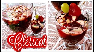 DELICIOSO CLERICOT DE VINO 🍷 TINTO MUY FACIL y RÁPIDO BEBIDA [upl. by Nerrak]