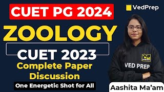 Complete Zoology in One Shot  CUET PG 2024  Paper Discussion  VedPrep Biology Academy [upl. by Kane678]