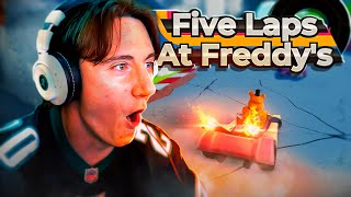 FIVE LAPS AT FREDDYS  THE NEW FNAF KART GAME [upl. by Sandi]