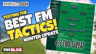 433 TIKITAPEAT  Testing the Best FM24 Tactics  Football Manager 2024 [upl. by Relyat990]