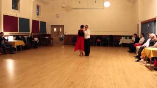 Tango Beginners amp Intermediates Variations around the Americana  14012015 [upl. by Sadick]