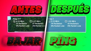 Como bajar el ping en Fortnite con solo un par de clicks  20242025 [upl. by Netsruk]