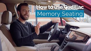 How to Use Cadillac Memory Seating  Quick Tips [upl. by Sankaran]