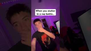 When you stutter in a rap battle 😂 funny viral memes rapbattle [upl. by Ahmad90]