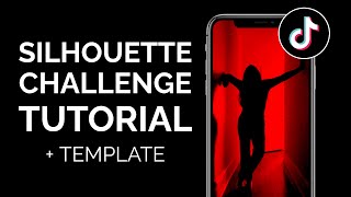 How to Do the Silhouette Challenge on TikTok Red Silhouette Trend Filter [upl. by Aseek]