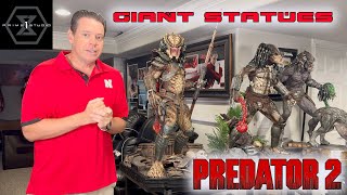 GIANT PREDATOR STATUES from Prime 1 Studio City Hunter Review [upl. by Havener]