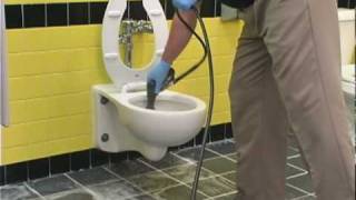 Cleaning a Toilet With a Kaivac NoTouch Cleaning System [upl. by Maude768]