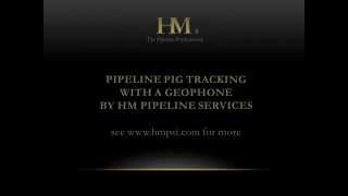 Pipeline Pig Tracking With A Geophone [upl. by Pega]