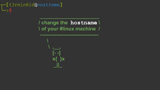 change the hostname of your linux machine [upl. by Enylorac]