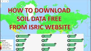 How to Download Soil DataSoil Texture From ISRIC Website አማርኛ ቱቶር [upl. by Abbott301]