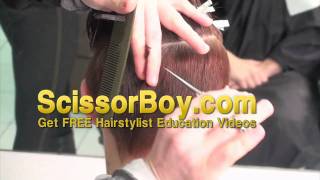 Creative Haircut for Short Hair  Haircutting Tutorial [upl. by Deraj]