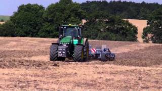 Bodenbearbeitung 2012 mit ein John Deere 8530 [upl. by Nilrak]