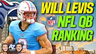 Titans QB Will Levis vs Chris Simms Top 40 NFL Quarterback rankings for 2024 [upl. by Yme]