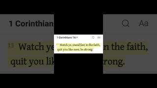 1 Corinthians 1613✝️❤️ christianity jesus god faith jesusislord quotes motivation [upl. by Darrin439]