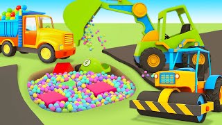 Car cartoons for kids amp Helper cars cartoon full episodes  Cars and trucks for kids [upl. by Curhan]