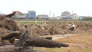 Matagorda County resident cleans up damage caused by Beryl [upl. by Burdelle]