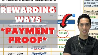 Rewarding Ways  Rewarding Ways Review amp Payment Proof 2020 [upl. by Loni]